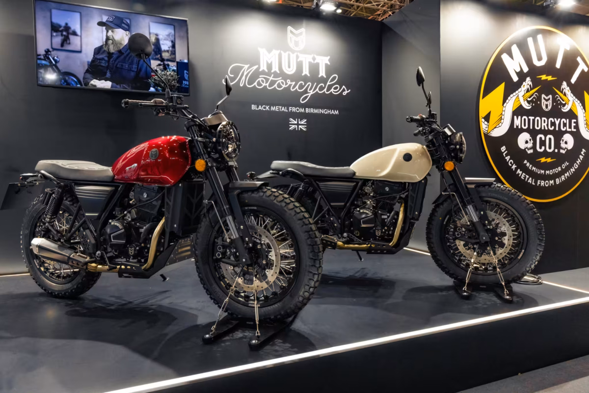 A Mutt Motorcycle display at Tokyo Motorcycle Show 2025.